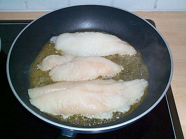 Fisch anbraten
