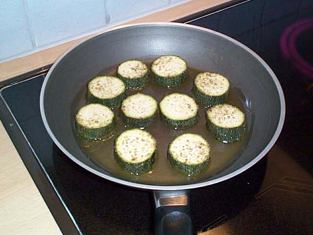 Zuccini braten
