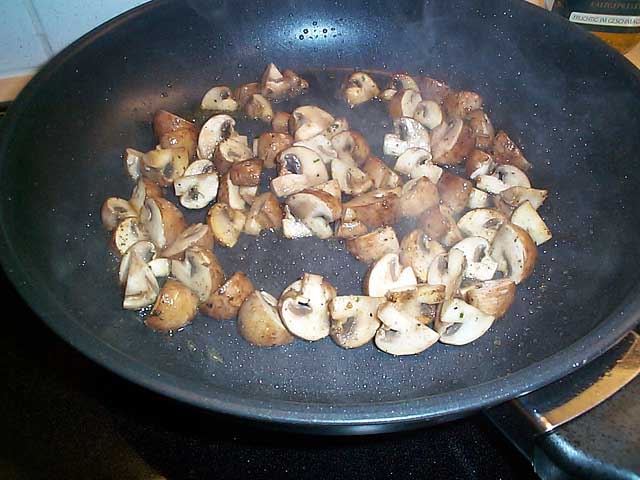 Pilze braten